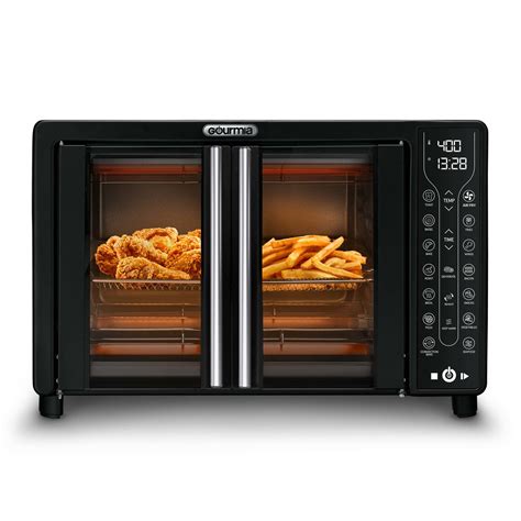 pizza and even an entire chicken, and with 14 cooking presets, there's no need for guesswork when you pop your favorites into the oven. . Gourmia french door air fryer